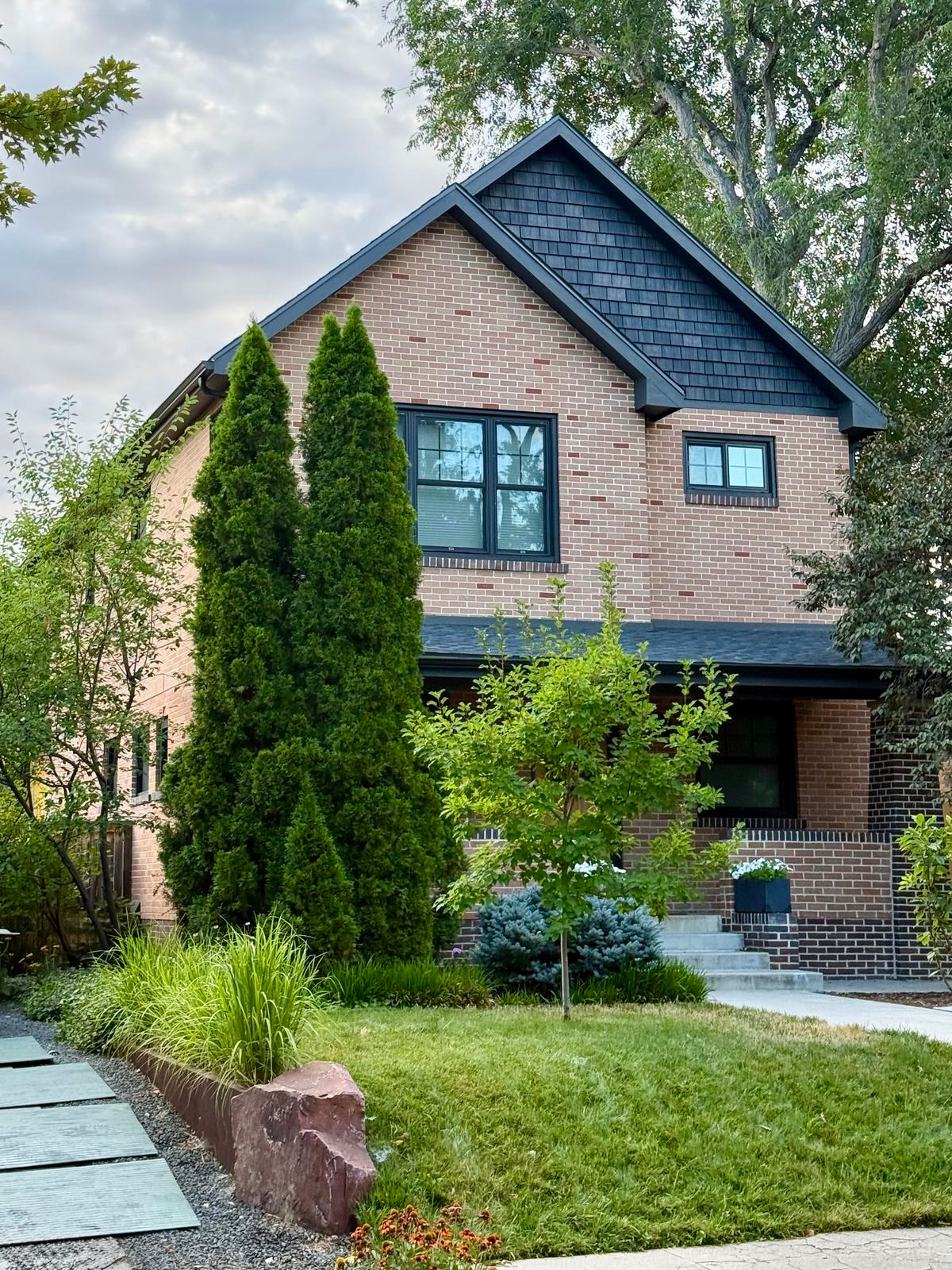 2044 N Jasmine St, a finished second-story addition in Park Hill